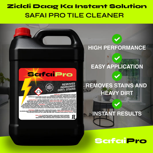 Safai Pro™ Advanced Tile & Marble Cleaner – Heavy Dirt Remover