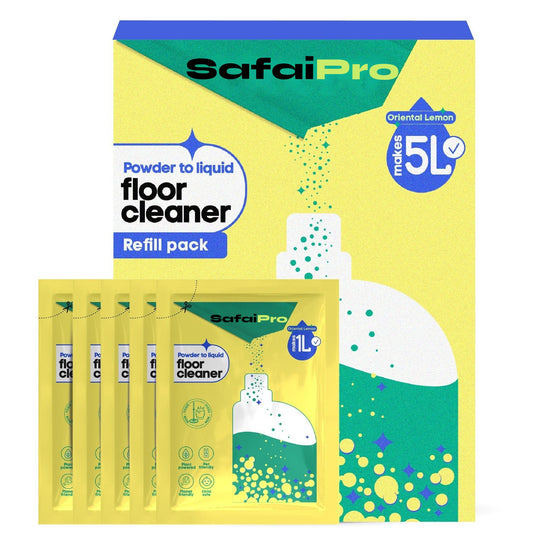 SafaiPro™ Floor Cleaner - Powder to Liquid